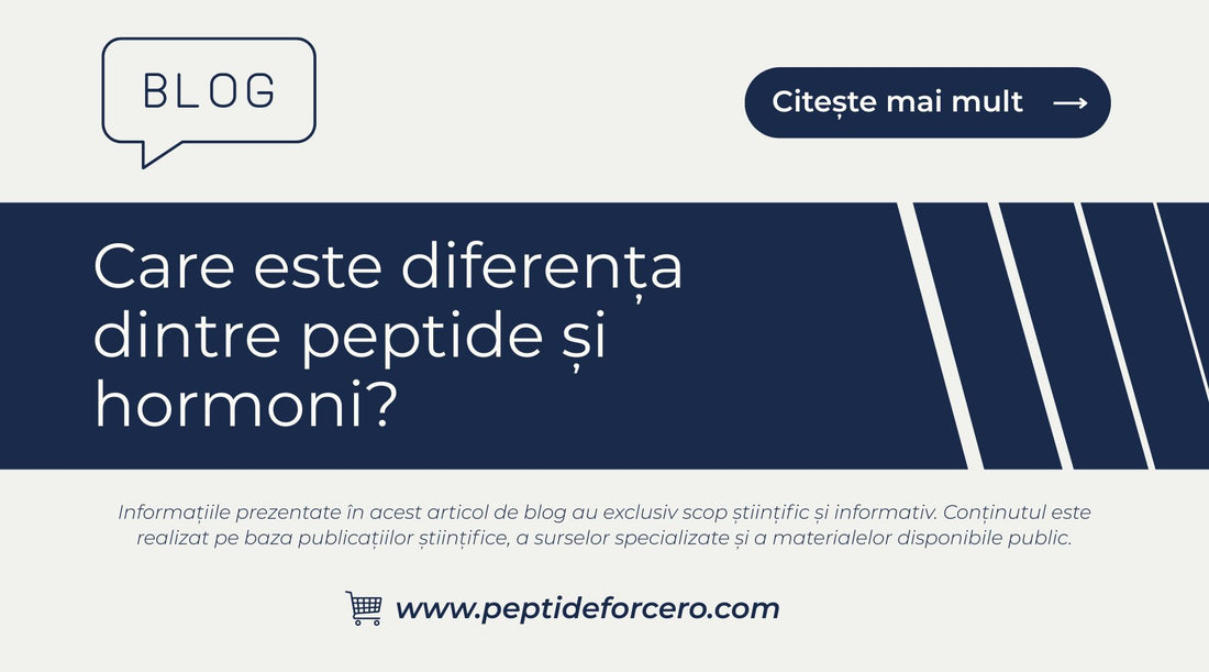Care este diferența dintre peptide și hormoni