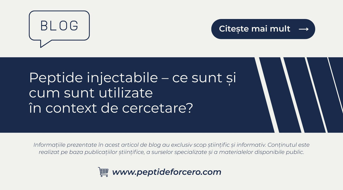 ce sunt peptide injectabile