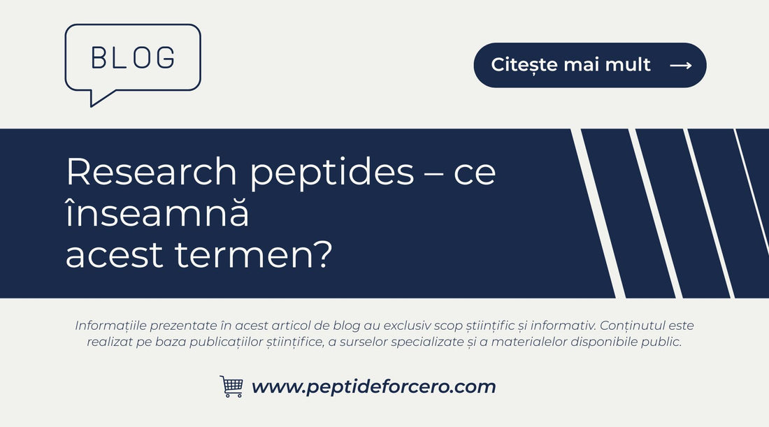 research peptides ce inseamna acest termen