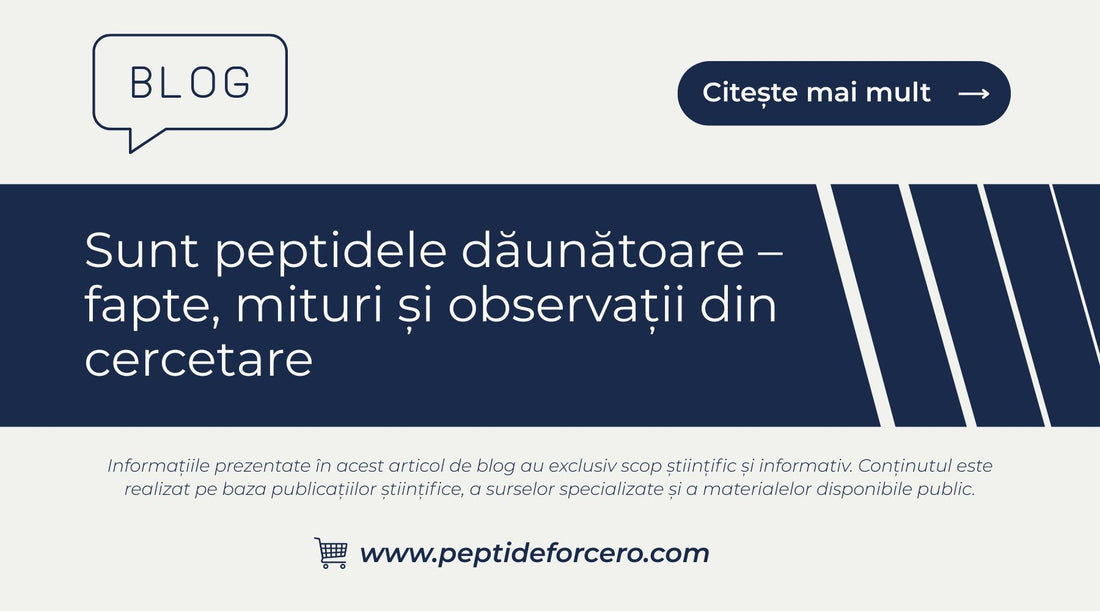 Sunt peptidele dăunătoare