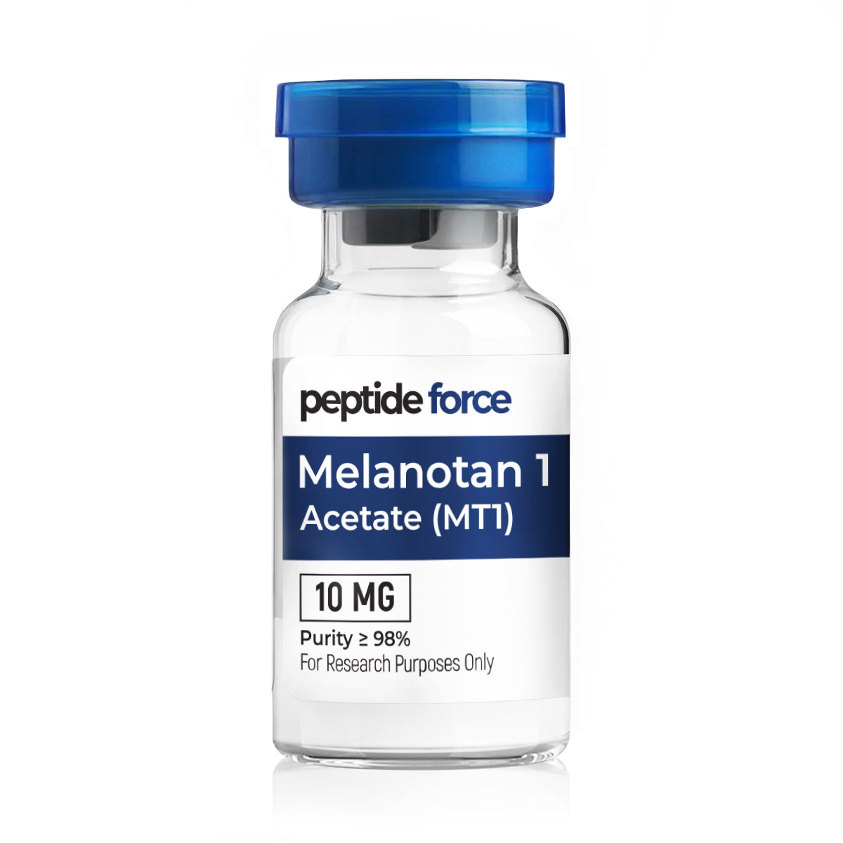 Melanotan 1 Acetate (MT1) 10mg - peptid liofilizat, flacon pentru scopuri de cercetare